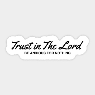 Trust in The Lord Sticker